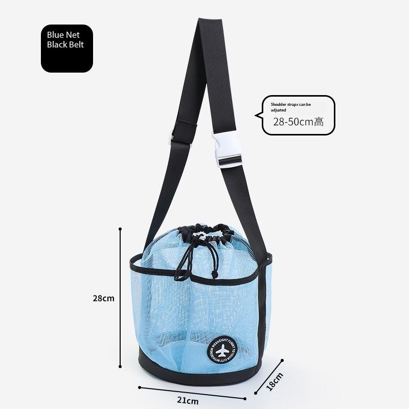 Outdoor Mesh Organizer Bag - Waterproof & Durable Quick-Dry Beach Bag for Swim, Gym, Surf Gear with Shoulder Strap