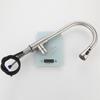 Matte Black 304 Stainless Steel Pull-Out Kitchen Faucet with Stop Button