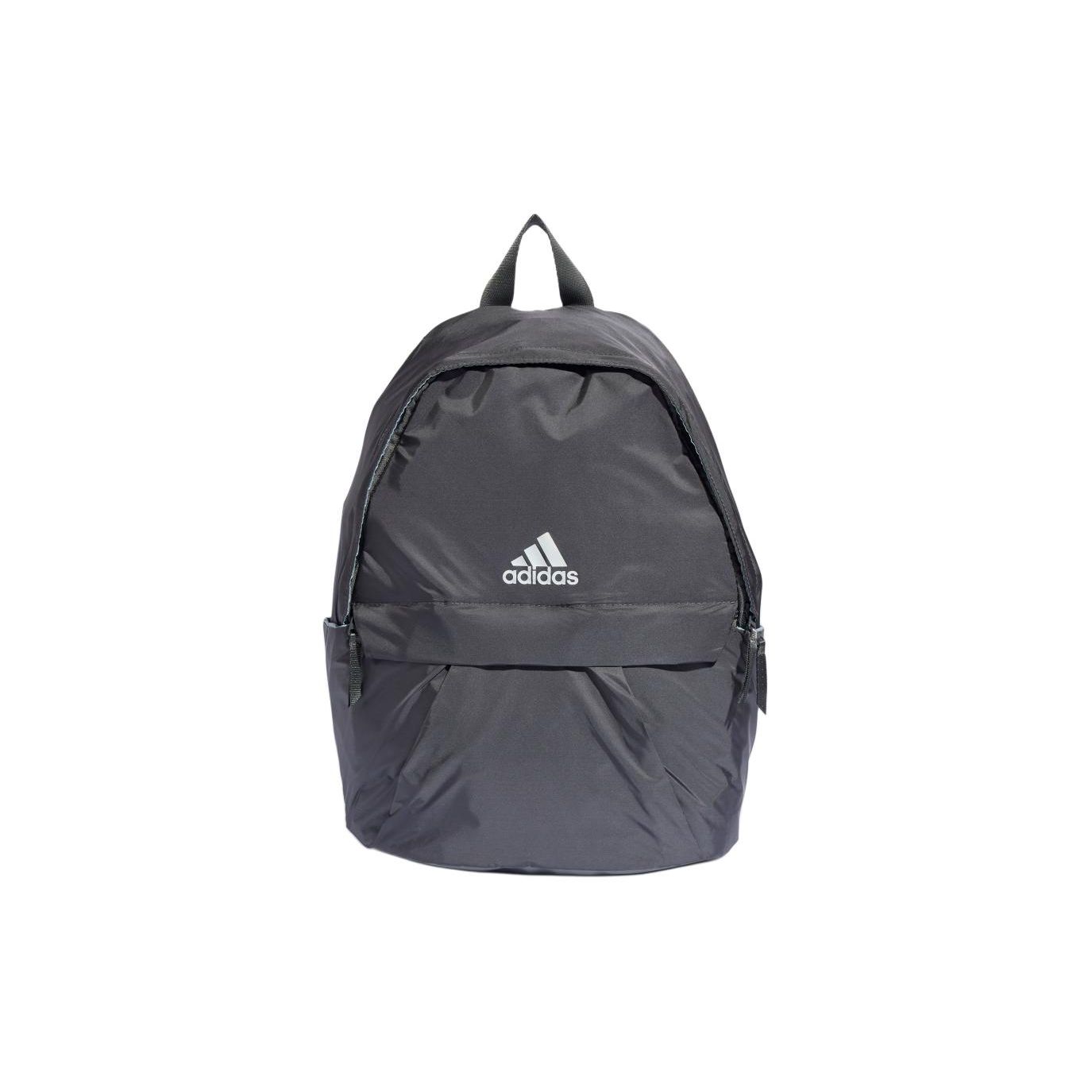 

Adidas Casual Large Capacity Recycled Nylon Plain Fabric Backpack Men Backpack Gray HY0756 Gray
