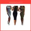 Elegante Dames Bodycon Potloodjurk met Korte Mouwen voor Zomer Casual Grote Maten