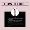 Creamy Texture Double End Eyeshadow Stick Dark Brown Glitter Matte High Pigment Eye Pencil for Quick Morning Routine
