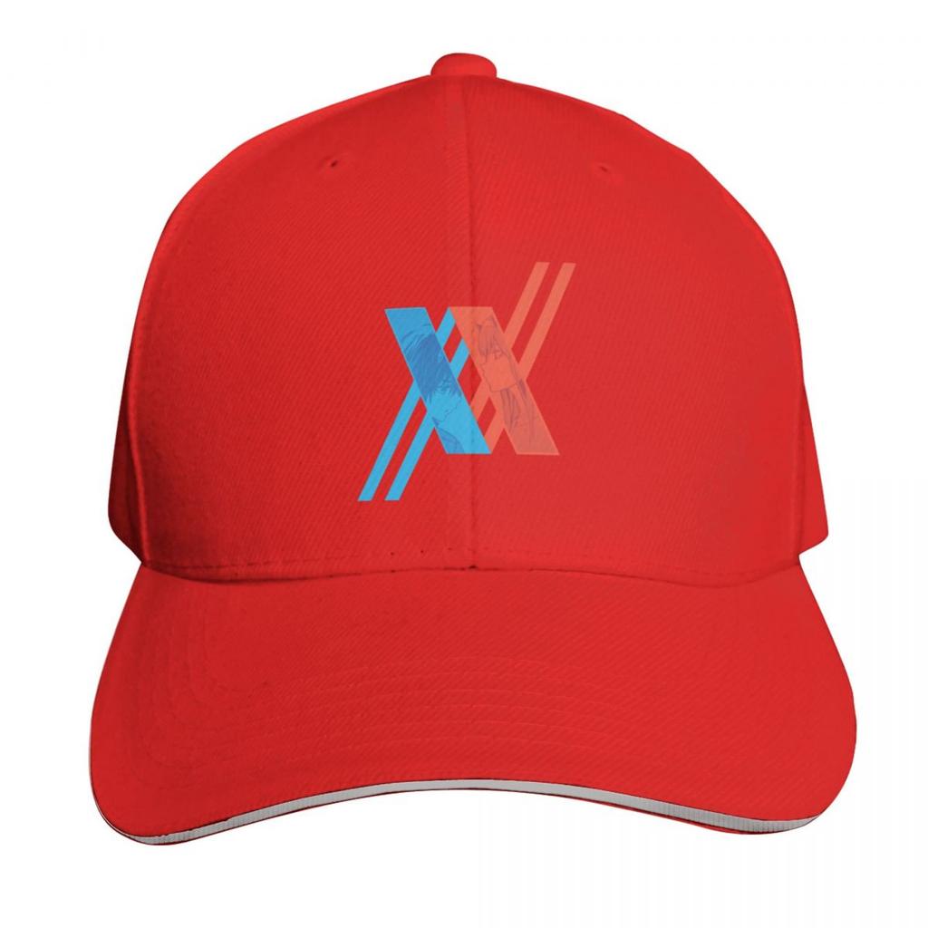 Darling in The FranXX Logo Hiro and Zero Two () Baseball Cap Luxury Cap cute Snapback Cap Dropshipping Unisexs Luxury Womens