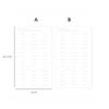A5 A6 PP Separator Paper Index Page Classification Separator Page 6 Holes Notebook Loose-leaf Book Partition Accessories