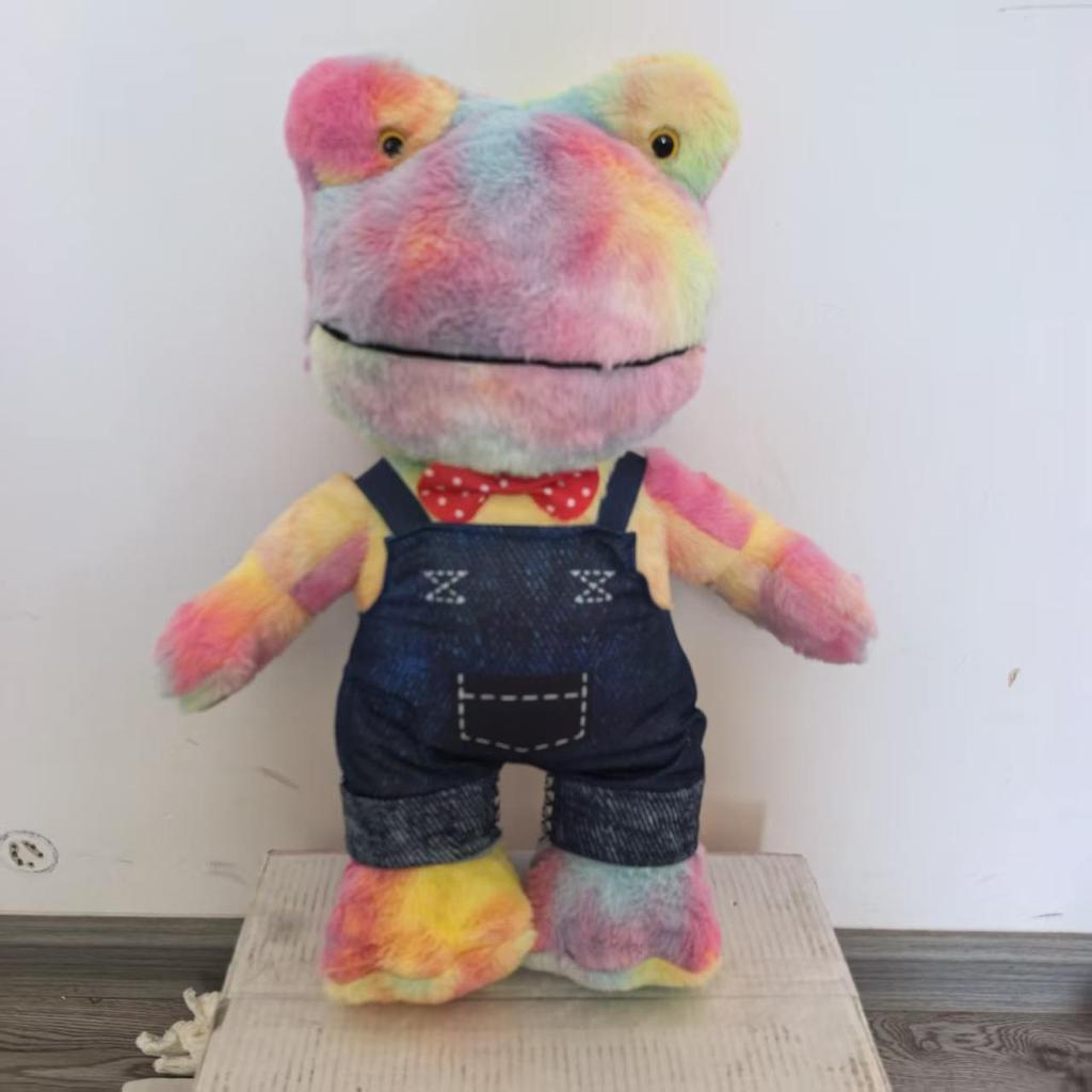 Grenouille Chanteuse Peluche Mignonne Dessin Animé Grenouille Animal en Peluche Poupée pour Enfants Cadeau d'Anniversaire Douce Confortable