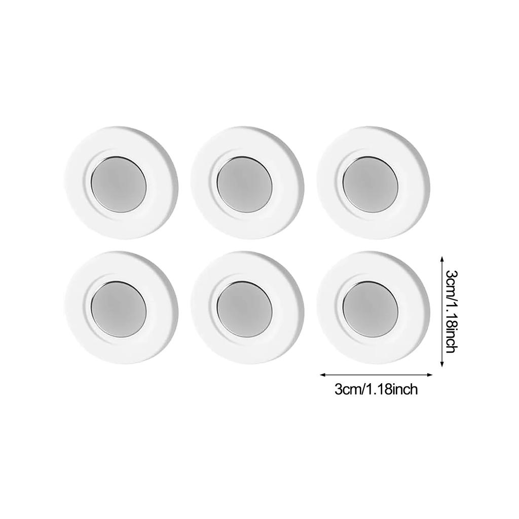 3/6/12Pcs Magnetic Remote Control Holder Wall Mount Adhesive Remote Control Holder Strong Hold TV Remote Holder For Home Office