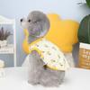 Dog Clothes Spring and Autumn Cartoon Cat Small Dog Clothing Lemon Vest
