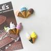 8Pcs Mini Ice Cream Resin Refrigerator Magnets Food Refrigerator Home Decor Gift Magnets Magnetico Refrigerador