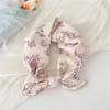 58 Cotton Linen Small Square Silk Scarf for Women - Spring/Autumn/Summer Korean Style Headband & Decorative Scarf