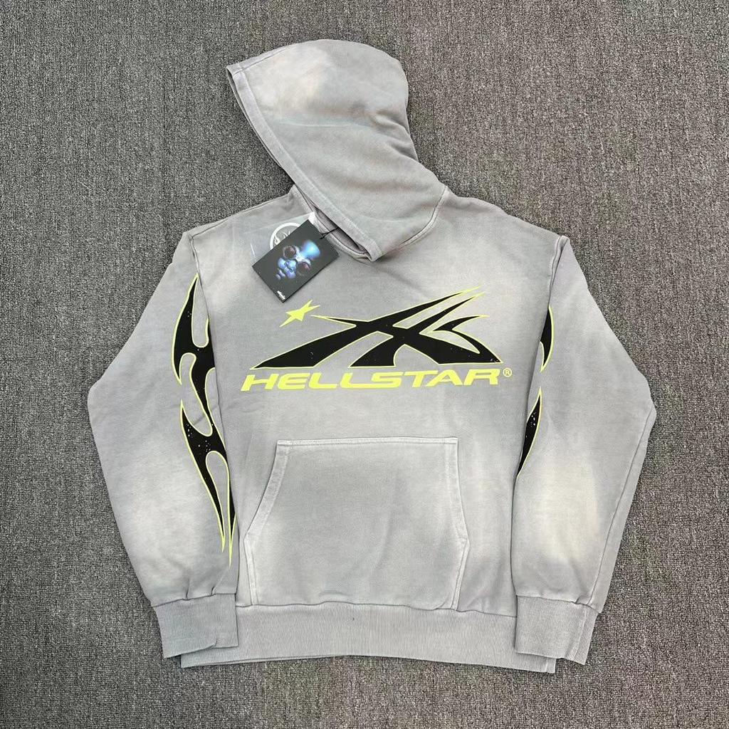 24FW Amerikanischer Retro Hellstar Studios Unisex Hoodie & Jogginghose
