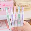 2Pcs Correction Fluid Quick-Drying White-Out Pen 12ml Large Capacity Strong Coverage Traceless Correction Pen for Students School Office Supplies