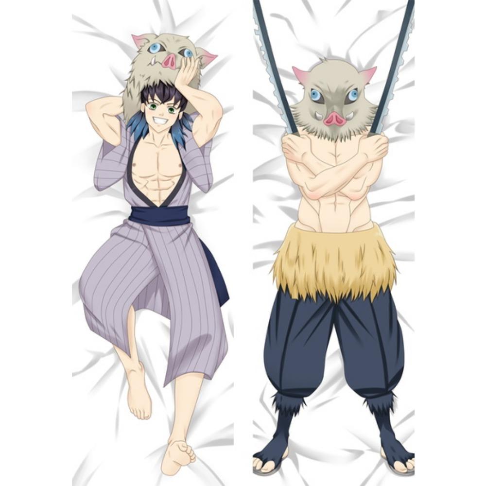 Japonský anime zabiják démonů Agatsuma Zenitsu Dakimakura Kamado Nezuko Pouzdro na polštář Objímání celého těla Kochou Shinobu Potah na polštář