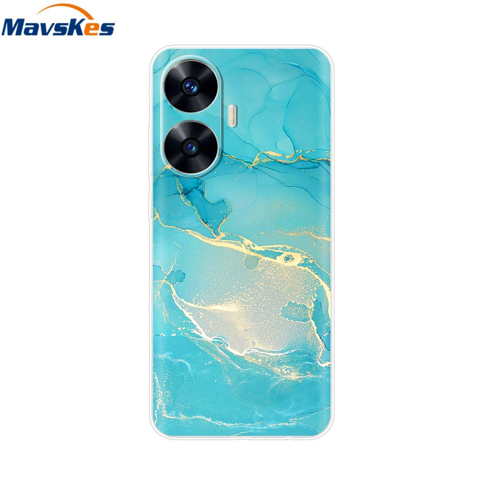 For Realme C55 4G Case C 55 Transparent TPU Soft Silicone Cover For OPPO Realme C55 RealmeC55 6.72 Inch Back Cases Phone Bumper
