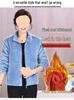 Women's Double-Sided Plush Fleece Cardigan Jacket with Stand Collar and Soft Shell for Warmth