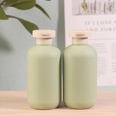 2Pcs 100/200Ml Blue Green Pink Empty Plastic Pump Lotion Shampoo Bottle Flip Cap Bottle Cosmetics Containers Refillable Bottles
