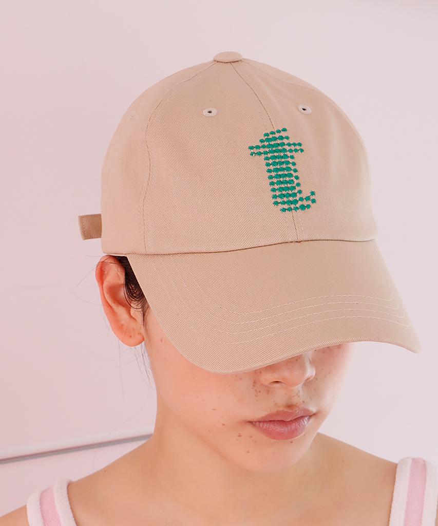 Teulimachi Tri / Basic Logo Ball Cap / Beige