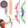 Arco e flechas para crianças Arco e flecha para crianças Arco recurvo para prática de esportes ao ar livre Jogo de caça Tiro Brinquedo para meninos Conjunto de kit de arco de presente