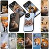 Soft Cover for Samsung Galaxy S25 S24 S23 FE Plus Ultra S7 Edge A16 A15 5G s25+ Coque Phone Case Fox Wild