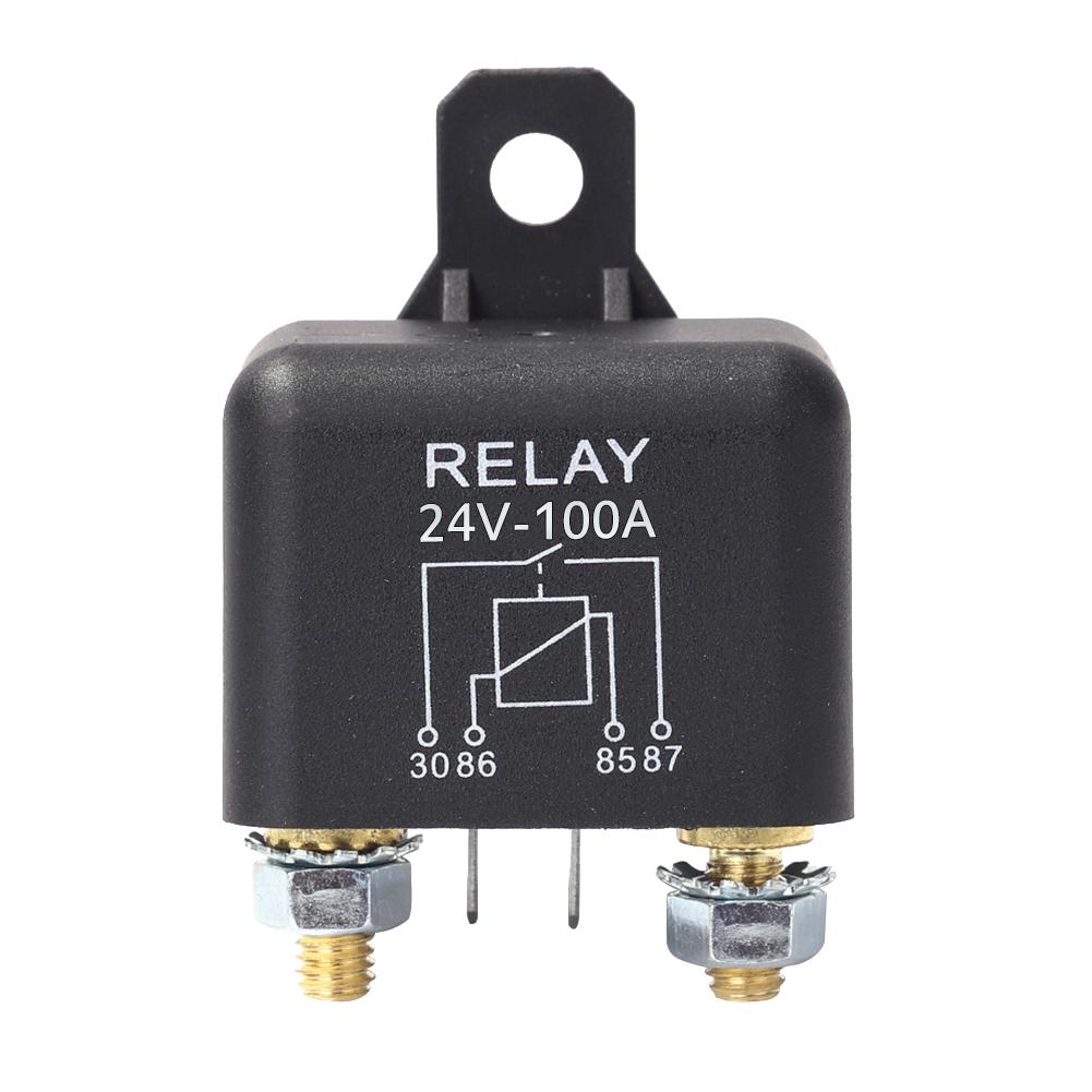 

24V 100A/120A/200A Heavy Current Start Relay 2.4W Automotive Modular Relay Continuous Type Car Truck Motor Relay 4 Pin Car Relay