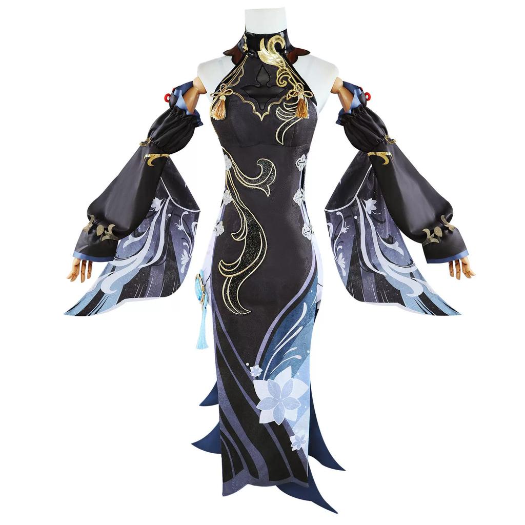 Genshin Impact Cosplay Costume Wig Hair Women Dancer Dress Carnival Uniform Anime Halloween Costumes