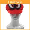 Mario Odyssey Super Cappy Czerwony Pluszowy Kapelusz Dorosły Dzieci Anime Cosplay Czapka Kostium
