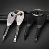1 Keychain Screwdrivers in Black/silver, Portable Keychain Repair Tool, Suitable for Outdoor Camping Accessories