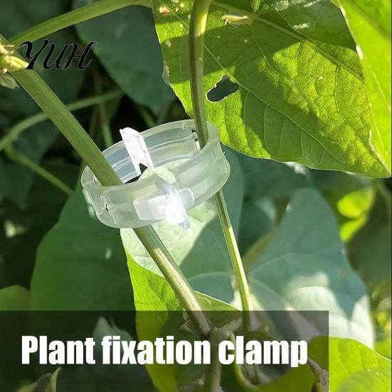 Garden Trellis Accessories Plant Support Clips, Plastic Vine Reusable Tomato Stem Adjustable Clips for Vegetables, Climbing Plants, Trellis,