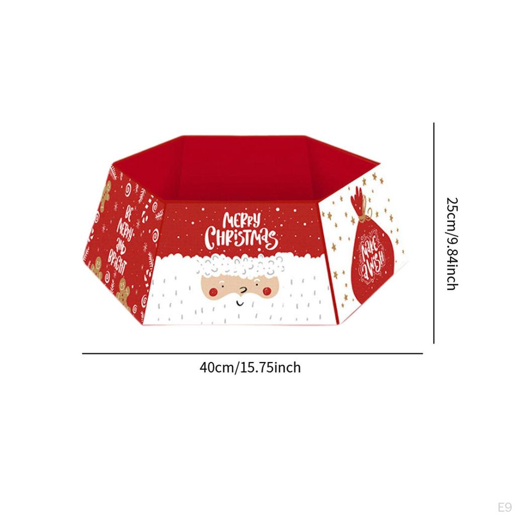 Vánoční stromeček dekorace límec Ornament šestiúhelník, Xmas Decor Base