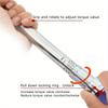 1 PC Adjustable Bike Torque Wrench Bicycle Accessories 30mm Open End Interchangeable Head Spanner Hand Tool Mechanical Workshop Tools