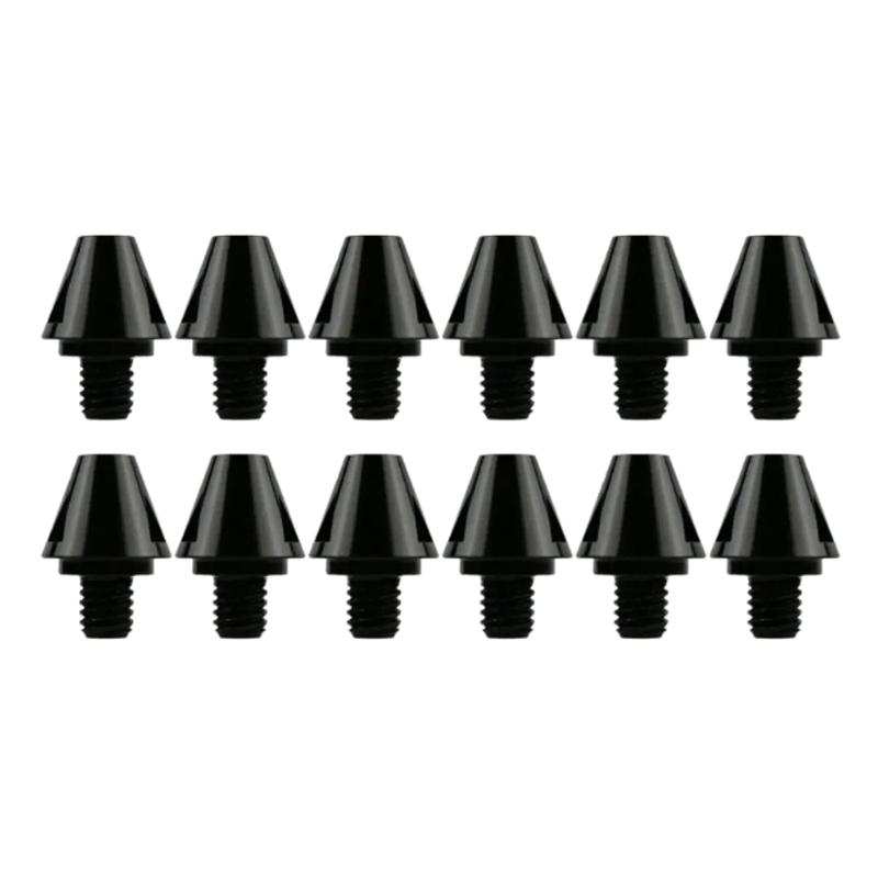 

12pack Durability Football Shoe Spikes Professional Football Shoe Studs for Enhancing Traction and Stability on Grass чорний
