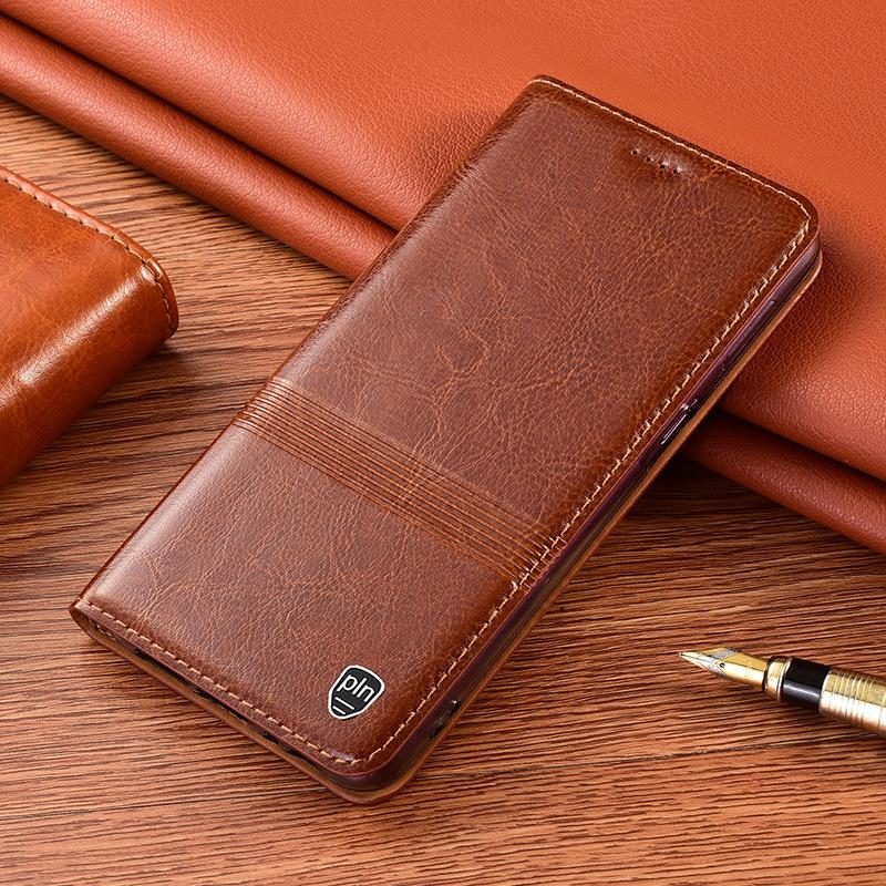 Genuine Leather Flip Wallet Phone Case for Apple IPhone17 16 15 14 13 11 Pro Promax Plus Full Protective Flip Cover