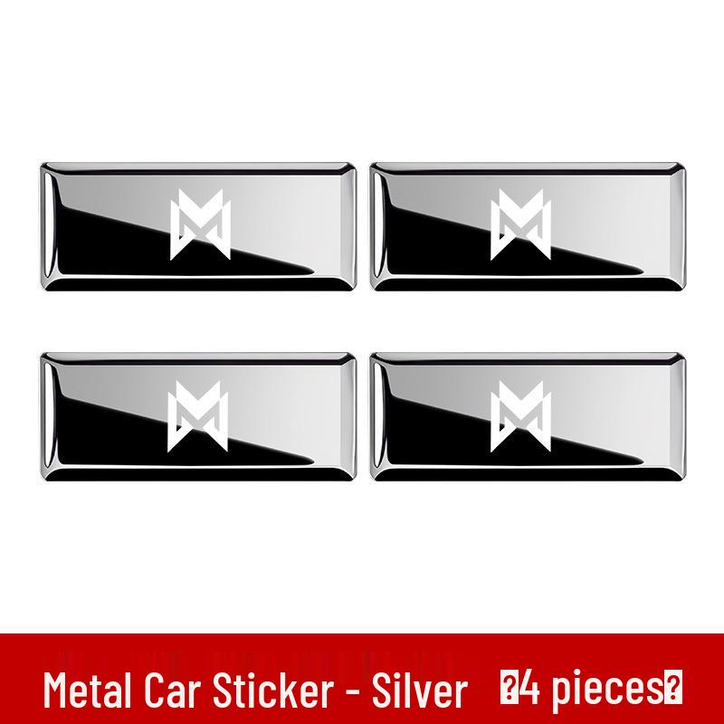 Mengshi 917/M817/M800 Car Metal Emblem Door Handle Decorative Sticker