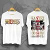 One Piece Anime T Shirt Unisex Women Cotton Short Sleeve Tee Tops  Summer Luffy Zoro Sanji Graphic Print Streetwear Casual Yk