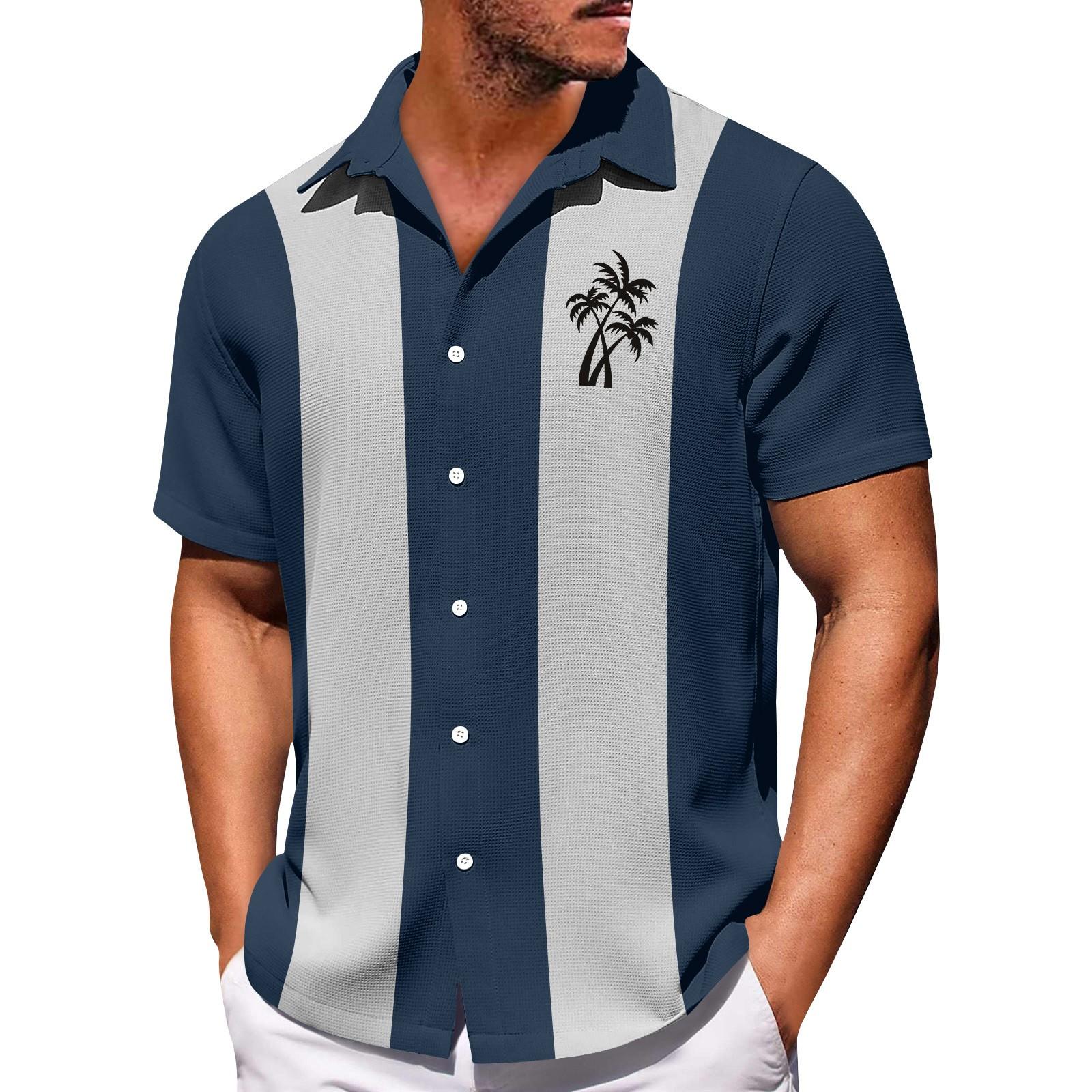 

Мужские гавайские рубашки с короткими рукавами и пуговицами с принтом. Мужские повседневные модные рубашки с короткими рукавами. XXXXL