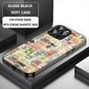 Latest Retro Stamp Creative Designs Phone Case For Iphone 17 16 15 14 13 11 12 Pro Max Mini Plus Magnetic Glass Phone Cover