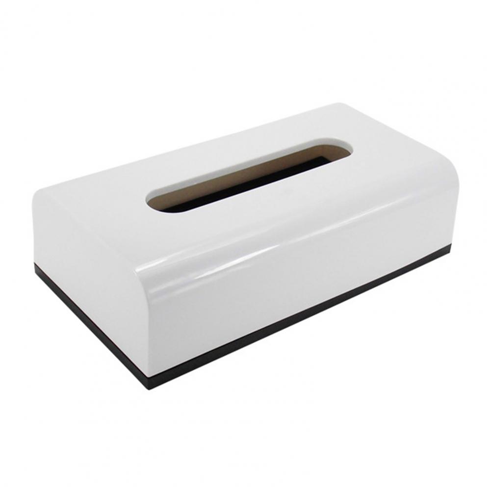 Napkin Case Durable Construction Large Capacity Solid Color Paper Box Easy To Fill Decorative Cube Tissue Holder Dispenser