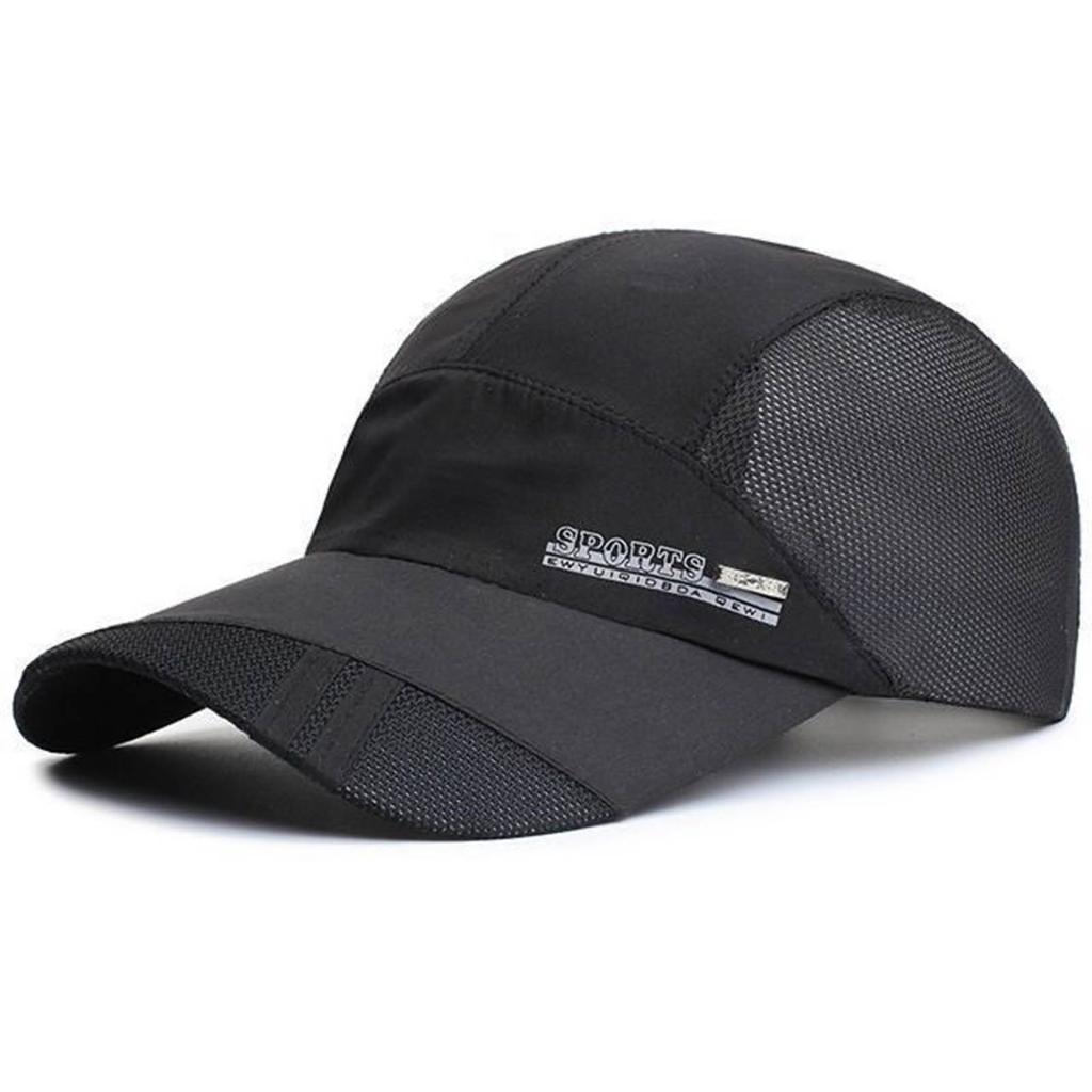 Breathable Mesh Baseball Cap Quick Dry Adjustable Sunshade Hat With Sweatband For Outdoor Running Hiking Travel Men Women
