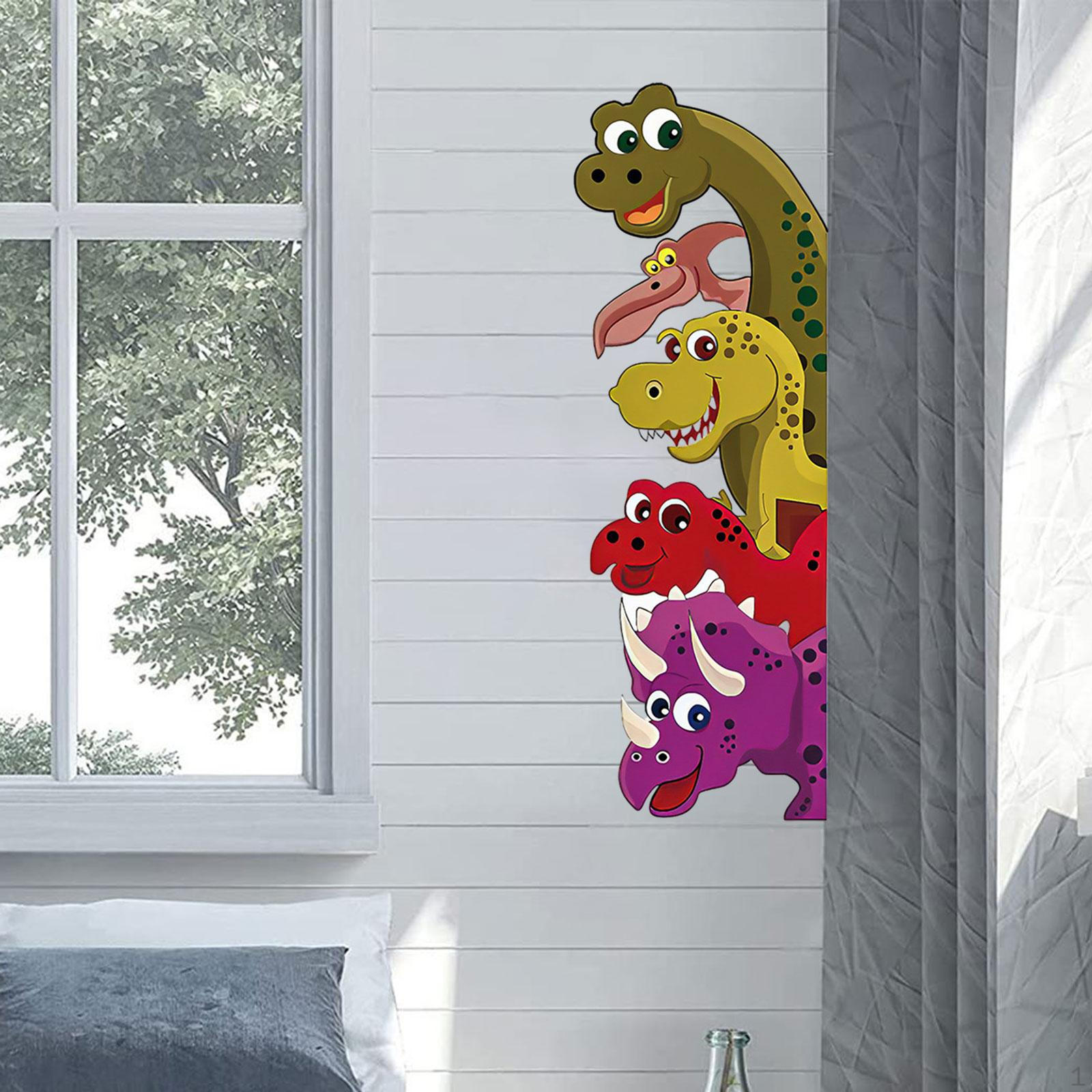 

Мультфильм динозавры Наклейка на стену Фреска 30x90 см Съемная водонепроницаемая декоративная художественная наклейка для Left