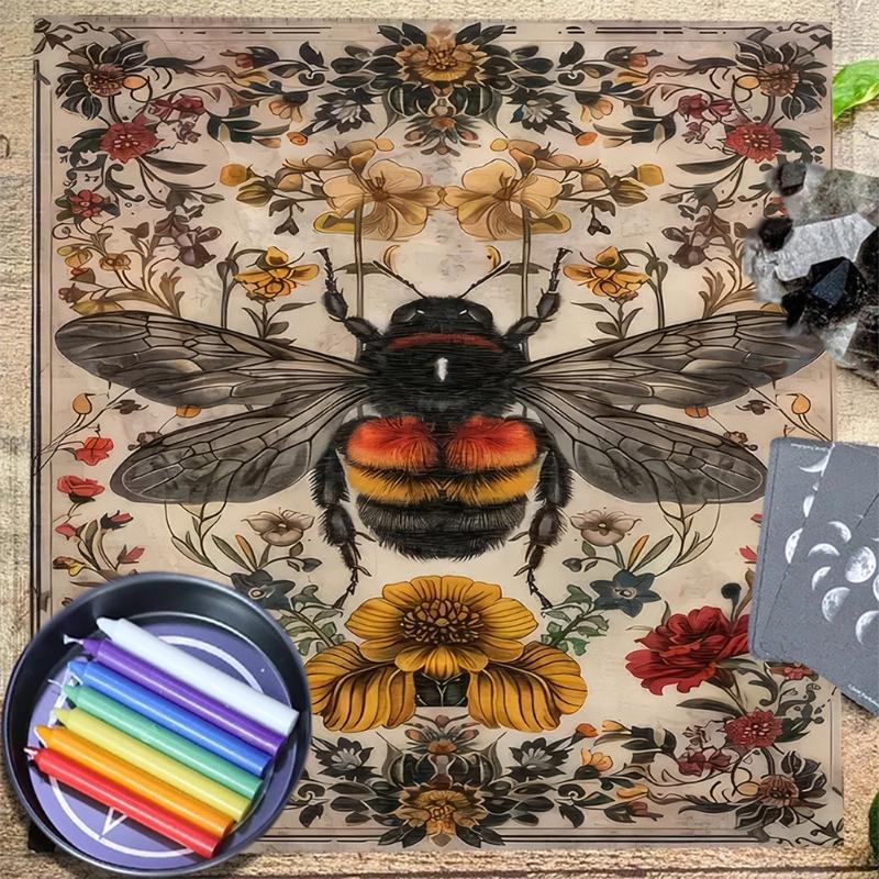 Practical Foldable Tarots Cloth Easy Cleaning Velvets Divination Mat Fabric Texture Suitable for Spiritual Practices