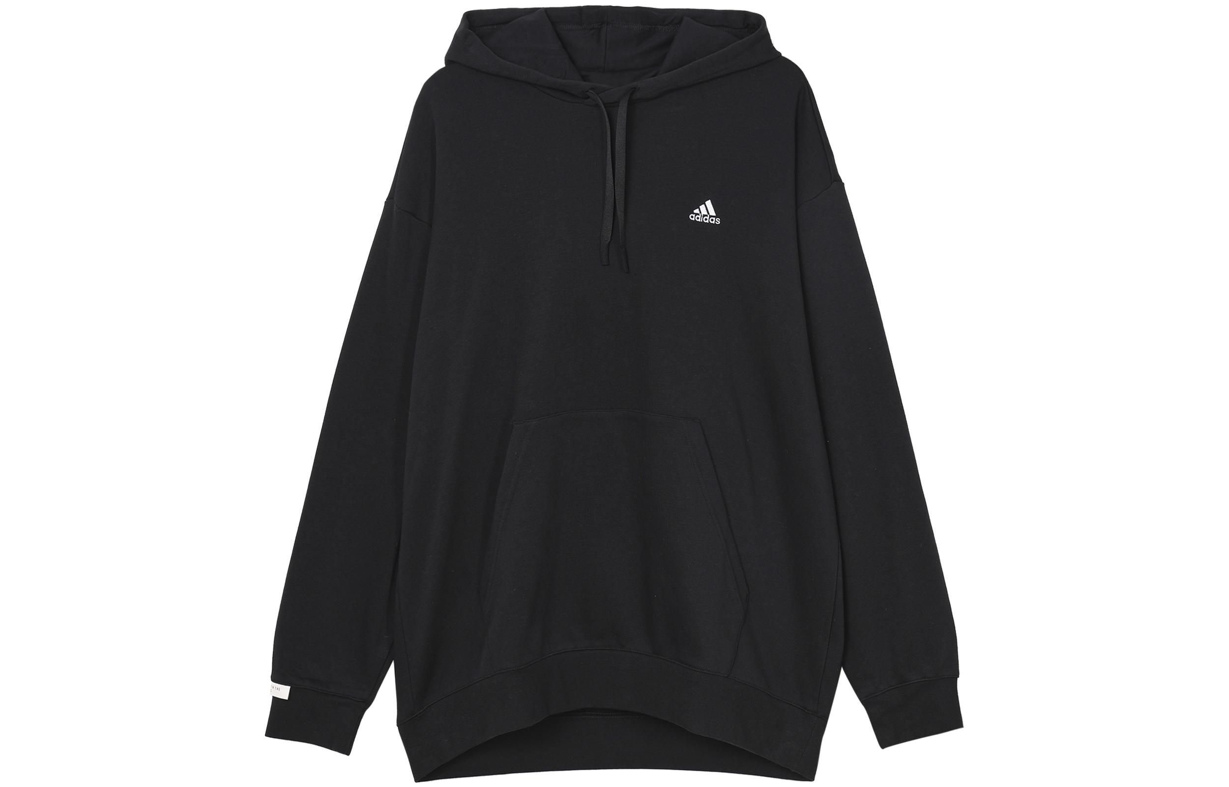 

Adidas SWEAT Logo Sweat Hoodie Sweatshirt Unisex Black IV7600 XXS