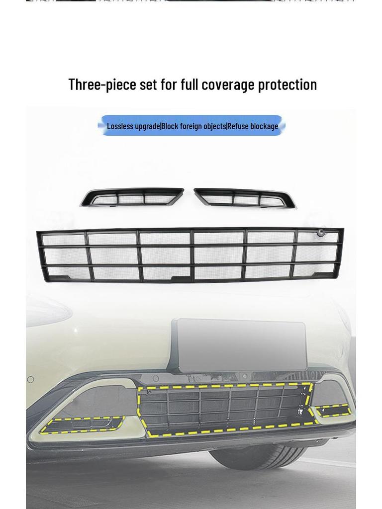 Xiaomi SU7 Front Bumper Insect Net: Protects Car Front, Ideal for Insect Prevention
