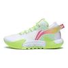 Li Ning Badfive 2 Low Basketball Shoes Men's Low top Standard White/Neon Yellow Green ABFS003-17