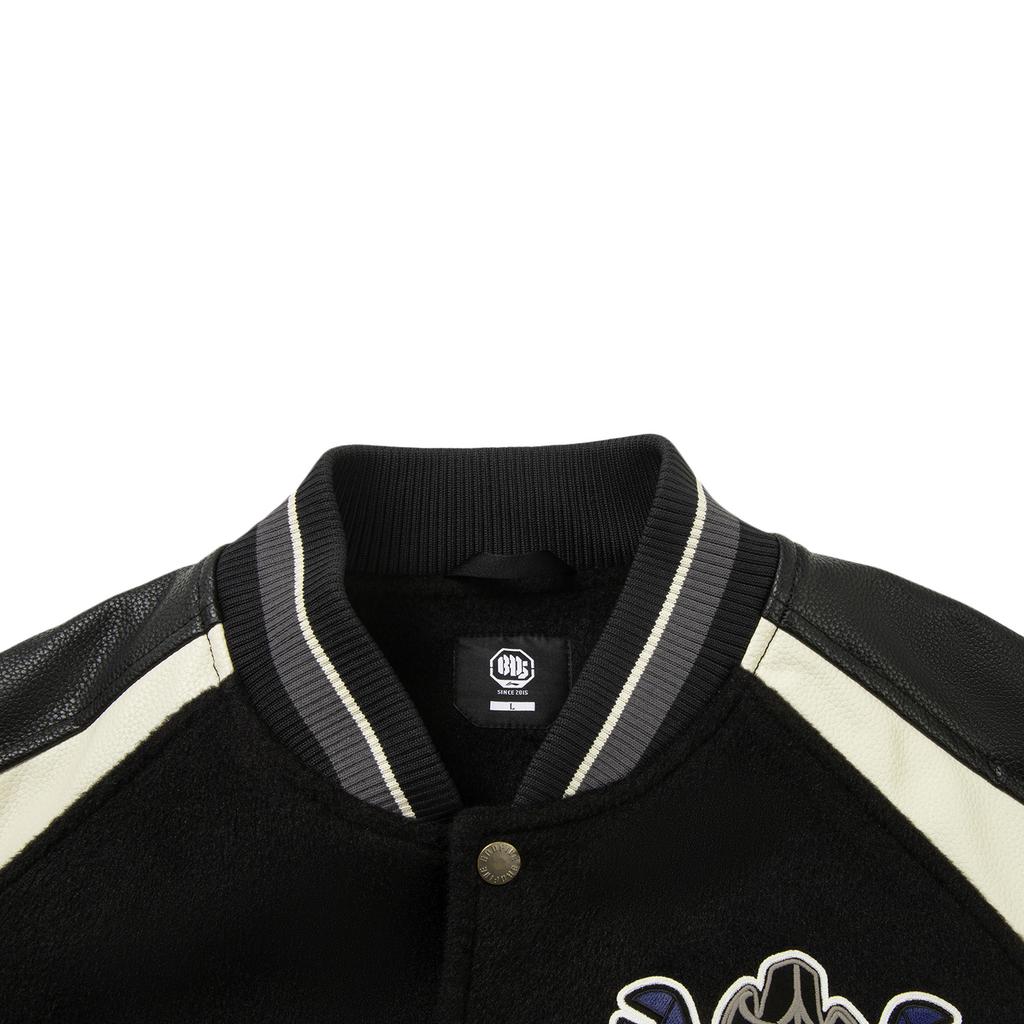 Li-Ning Bad5 3D Baseball Collar Embroidered Letter Jacket Men Jackets AJMW009-3