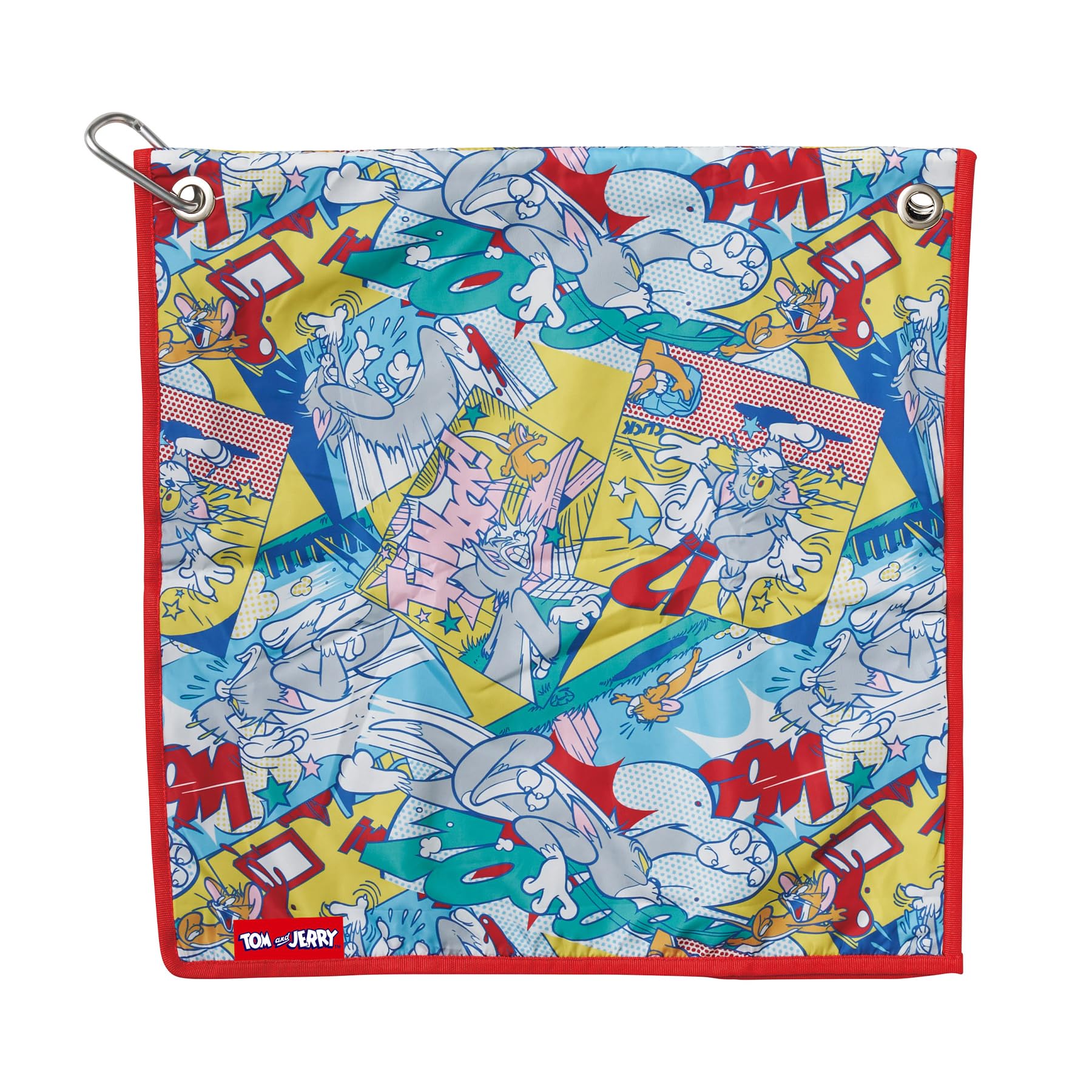 

Marushin Golf Tom and Enjoy with 4105052300 Towel, Large, Jerry, Comic, Microfiber, Carabiner, Absorbent, Character,