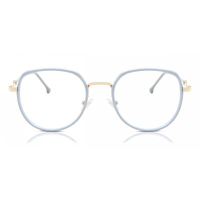 Full Rim Oval Grey Gold Smartbuy Collection Falk Mtr 92a Fashion Unisex Eyeglasses
