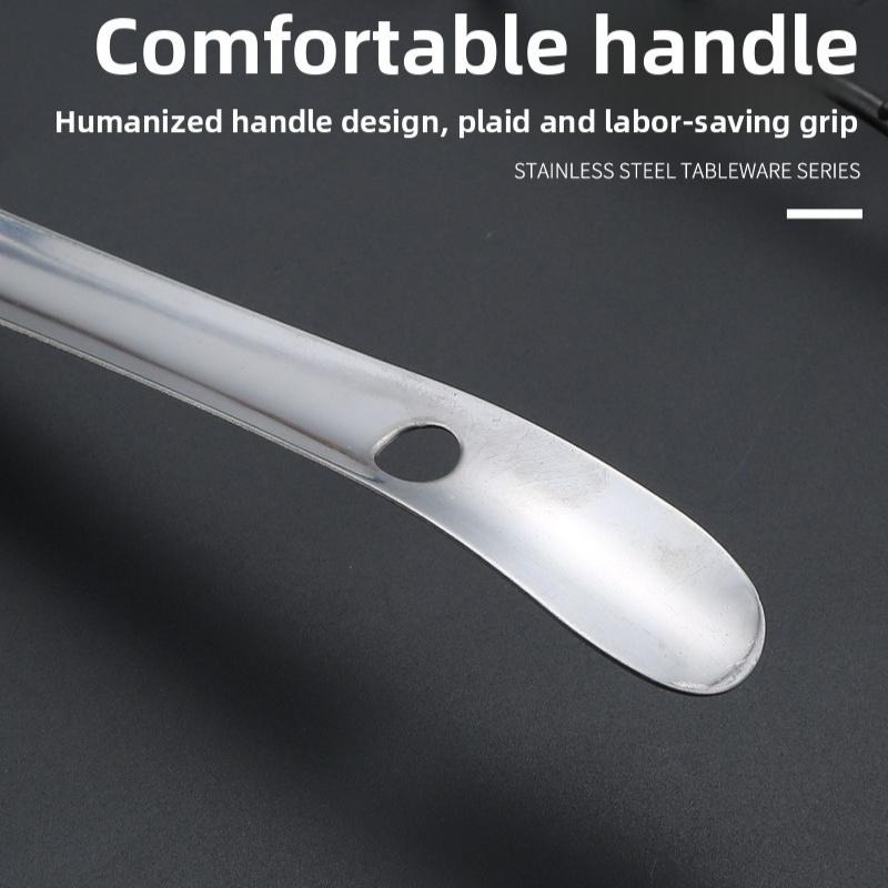Stainless Steel Peppercorn Leakage Spoon Household Kitchen Fishing Noodle Artifacts Dumplings Noodles Fishing Spoon Draining Deep Frying Leakage Net
