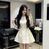 Sleeveless Vest Dress Seaside Travel Internet Celebrity Summer Ins Temperament Short Skirt Waist Slim Slim a Word Skirt Women