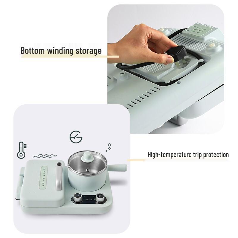 BEAR DSL-C10M1 Multifunction Breakfast Maker CN Plug (adapter Included)