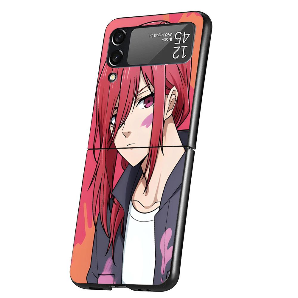 Blue Lock Chigiri Hyoma Cover Phone Case For Samsung Galaxy Z Flip 7 6 5 4 3 5G Flip7 Flip6 Flip5 Flip4 Flip3 Black Fundas Shell
