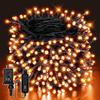 Guhope Christmas Lights 66FT 200 LED, Christmas Tree Light with 8 Lighting Modes, Outdoor Waterproof String Lights with Remote and Timer, Fairy Light