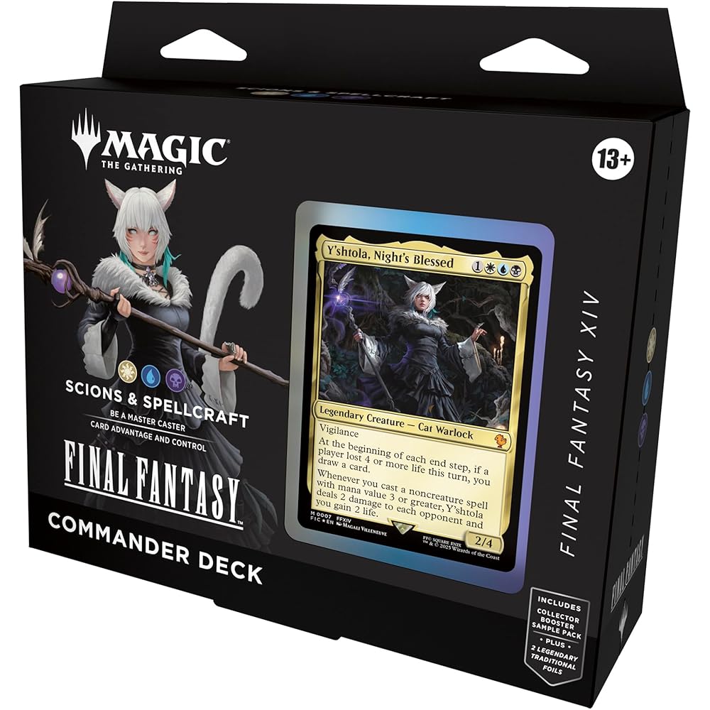 

Wizards of the Coast Magic: The Gathering Final Fantasy Commander Deck Sion s Spell Trading Card Game
